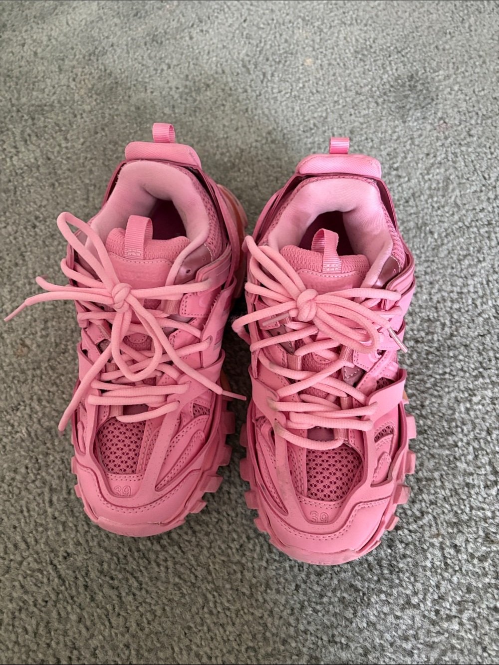 Balenciaga Pink Track Sneakers